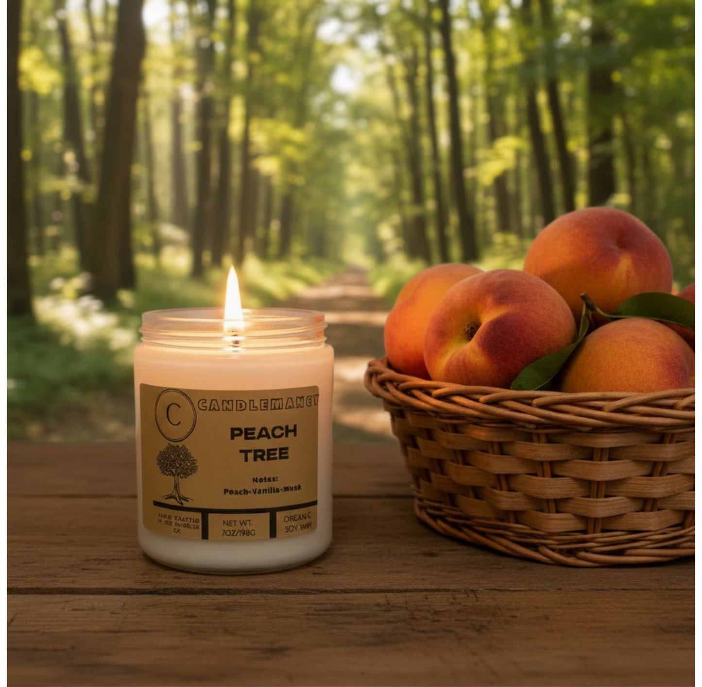 Peach Tree 7oz Scented Candle