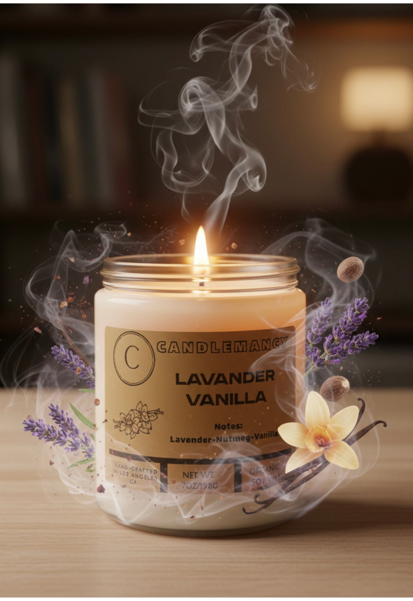 Lavender Vanilla 7oz Scented Candle