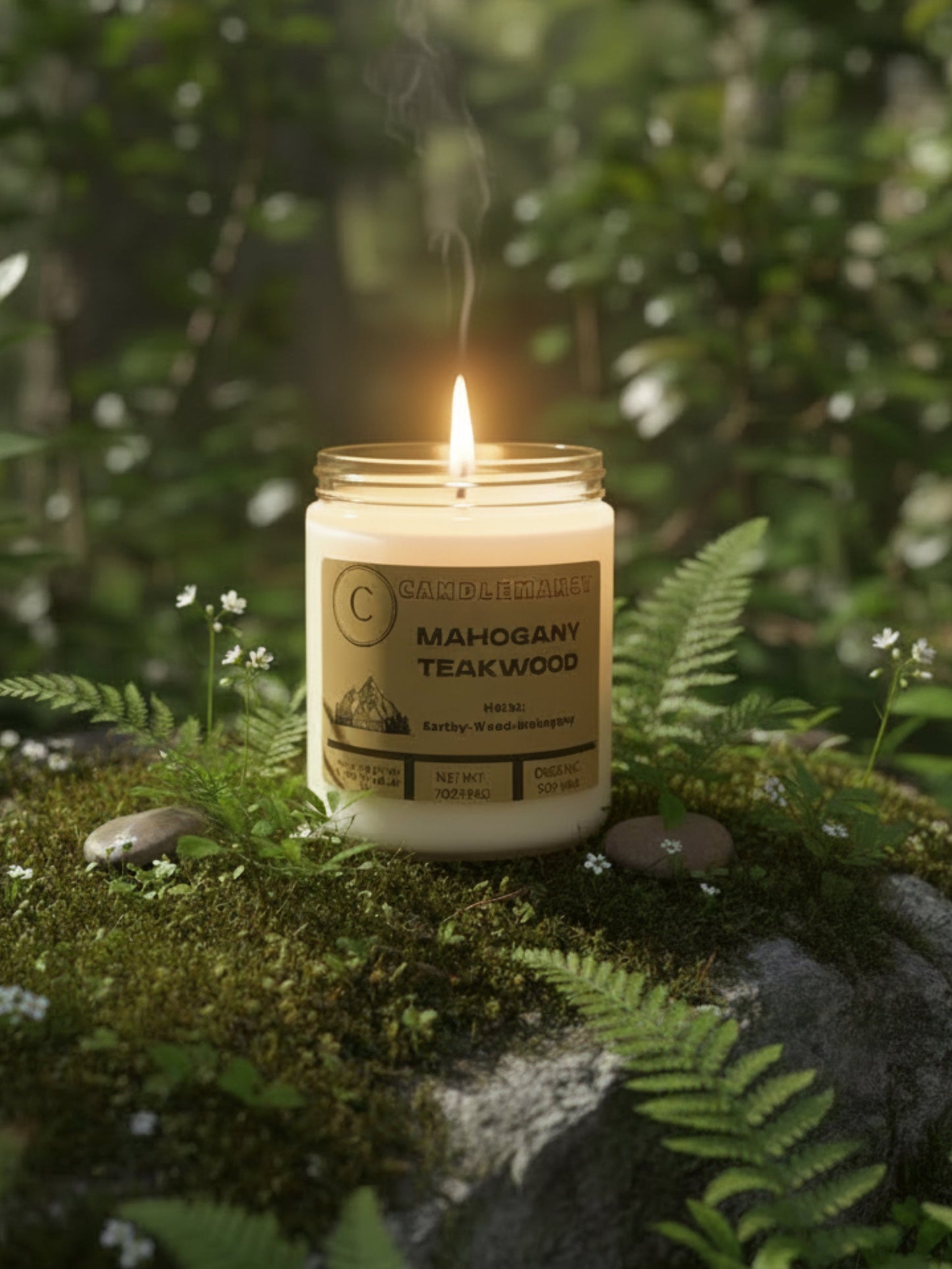 Mahogany Teakwood 7oz Scented Candle