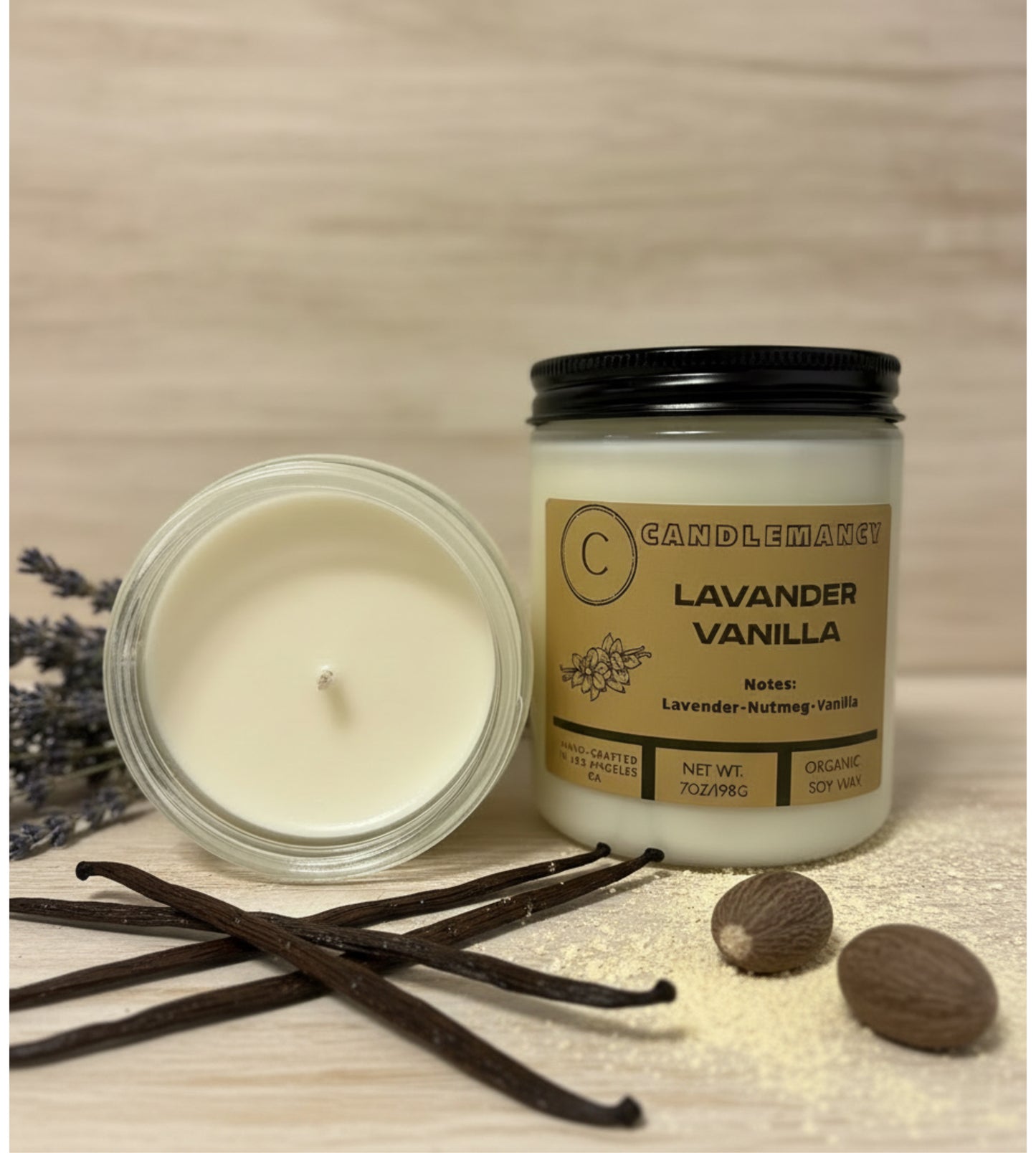 Lavender Vanilla 7oz Scented Candle